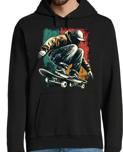 Sweat-shirt À Capuche Pour Homme patineur