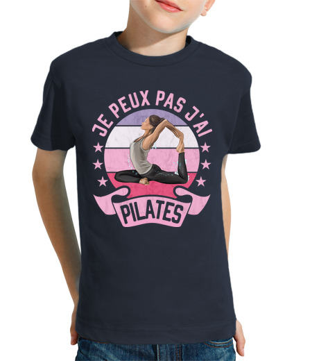 Tee Shirt Pour Enfant Manche Courte je ne peux pas j39ai pilates