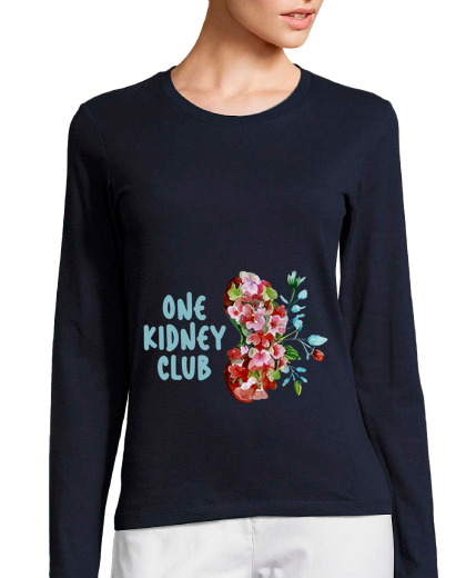 Image of One Kidney Club - Floral kidney Art