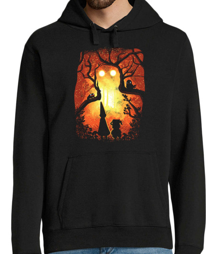 Sweat-shirt À Capuche Pour Homme forêt enchantée