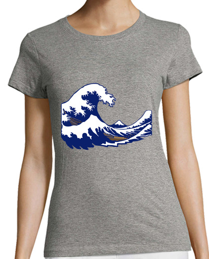 Image of hokusai print fuji wave wave