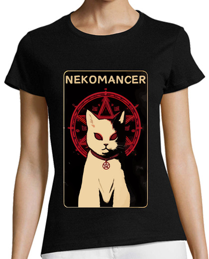 Image of Spooky nekomancer cat retro vintage