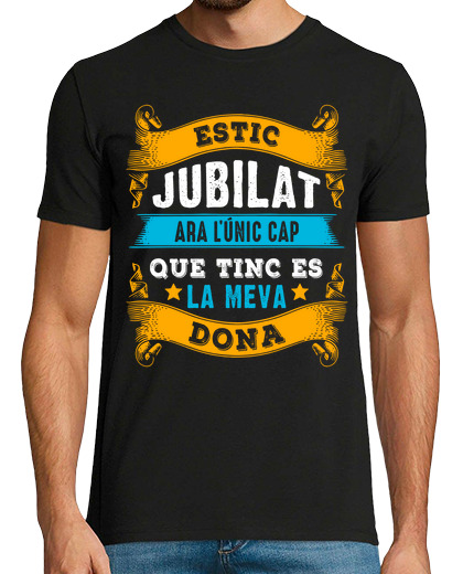 Image of estic jubilat el cap es la meva donates retired in catalan gift retirement man in calatán