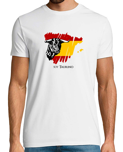 Image of shirt I am bullfighter with image of a bull and flag of spain