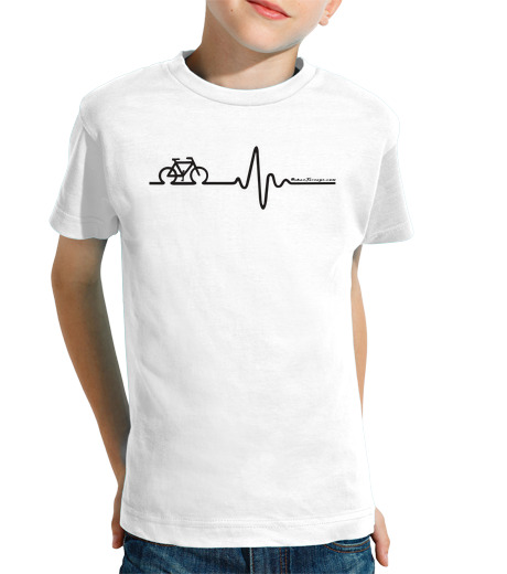 Tee Shirt Pour Enfant Manche Courte vélo cardio