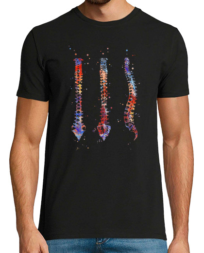 Image of Spine Watercolor Spine Anatomy Art Spin