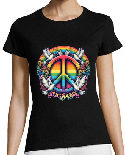 Image of LGBT Pride Month Peace and Pride Design