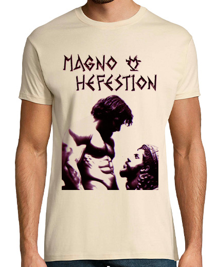 Image of great and hephaestion. 3d ink. men's cut t shirt ..
