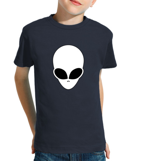 Tee Shirt Pour Enfant Manche Courte faire face à aliens