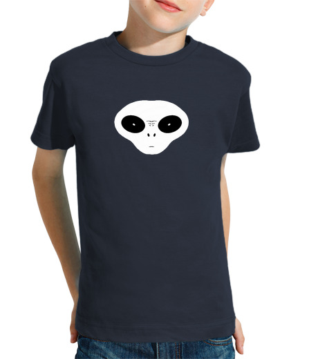 Tee Shirt Pour Enfant Manche Courte faire face à aliens