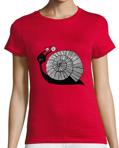 Image of Cute Cartoon Snail With Spiral Eyes