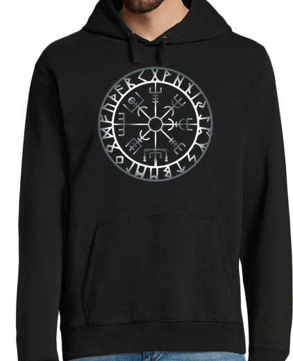 Sweat-shirt À Capuche Pour Homme vegvisir capuchon métallique