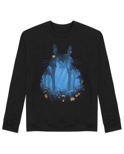 Sweat Unisexe totoro bleu