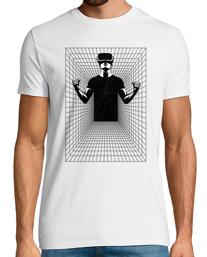 Image of virtual reality immersion boy vr headse
