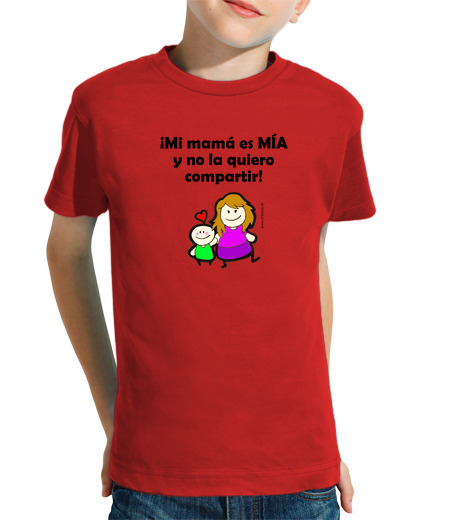 T-shirt bambino manica corta mamma mia