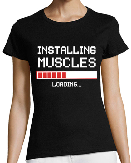 Image of workout gym installing muscles loading