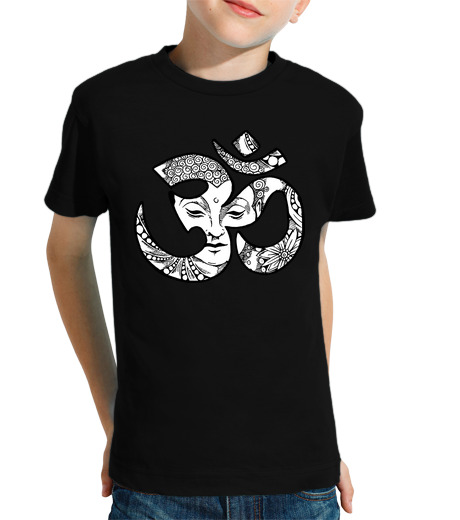 Tee Shirt Pour Enfant Manche Courte om avec bouddha