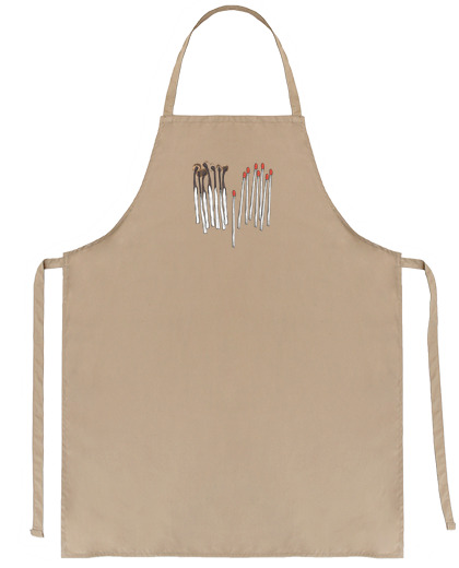 Image of matches some burnt suffers seller waiter bartender