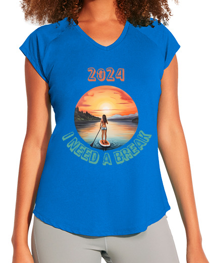 Image of I need a break and paddling on sup