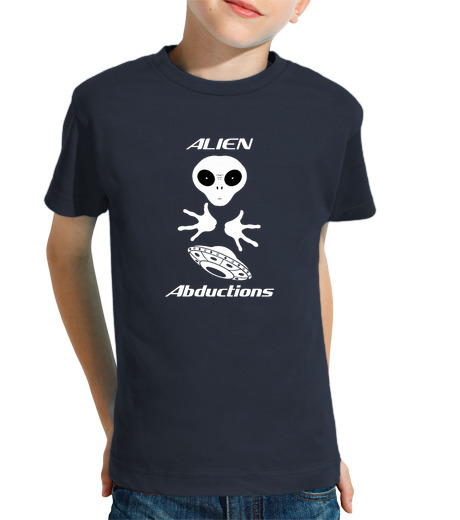 Tee Shirt Pour Enfant Manche Courte enlèvements extraterrestres