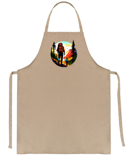 Image of couple hiking in the mountains seller seasonal waiter bartender