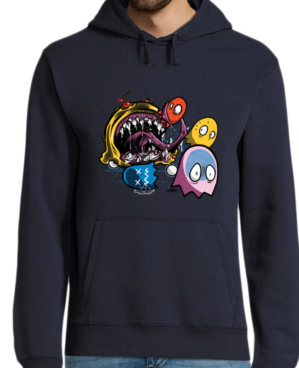 Sweat-shirt À Capuche Pour Homme hoodie des hommes pacman monstre