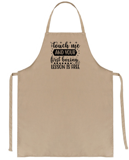 Image of boxing muay thai touch me and you will seller waiter repairman craftsman