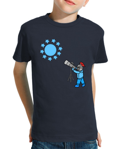 Tee Shirt Pour Enfant Manche Courte chevalier de dessin animé mignon regard