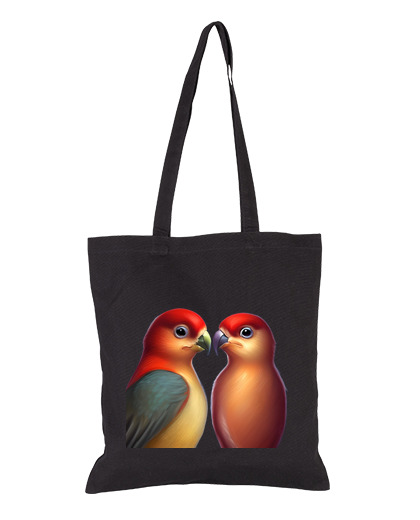 Image of inseparable from fischer duo love beach tote bag