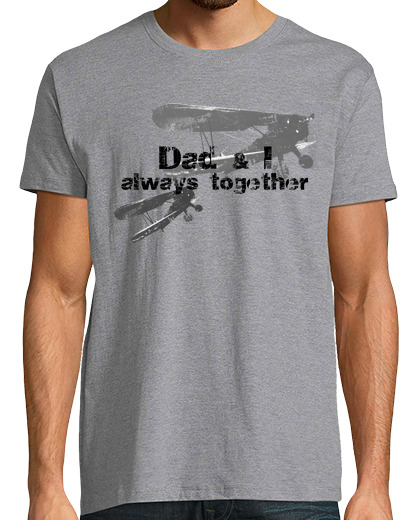 Image of dad and i always together go planes