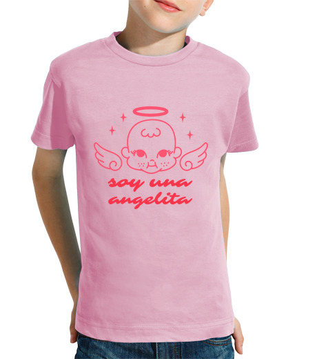 Tee Shirt Pour Enfant Manche Courte je suis un petit ange