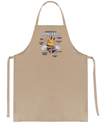 Image of bee anatomy fashion humor honey seller waiter artisan bartender