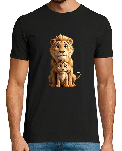 Image of lion father and son - lion family