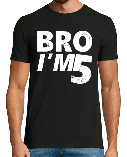 Image of Kids 5th Birthday Boy Bro Im 5 Year Old