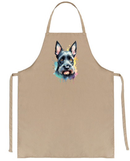 Image of scottish terrier dog seller waiter breeder