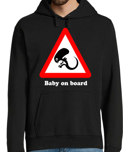 Sweat-shirt À Capuche Pour Homme bébé à bord