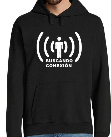 Sweat-shirt À Capuche Pour Homme connexion à la recherche (pour garçon)