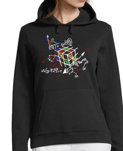 Sweat-shirt À Capuche Pour Femme système rubik