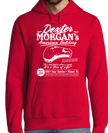 Sweat-shirt À Capuche Pour Homme dexter morgan boucherie américaine