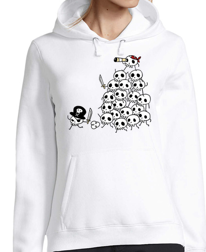 Sweat-shirt À Capuche Pour Femme tous à bord!