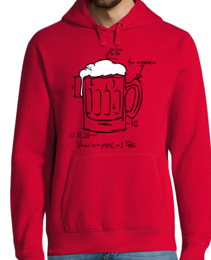 Sweat-shirt À Capuche Pour Homme bière technique