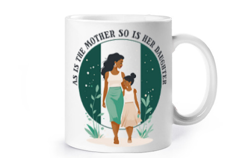 Image of nigeria nigerian and her daughter vintage cup coffee tea croissants herbal infusion reservation pric