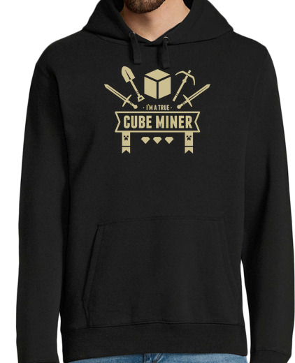 Sweat-shirt À Capuche Pour Homme mineur cube