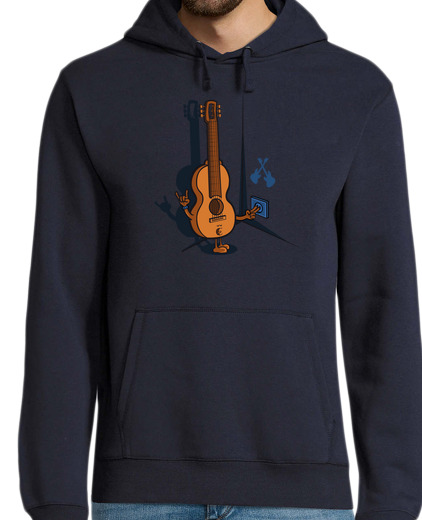 Sweat-shirt À Capuche Pour Homme guitare électrique 1