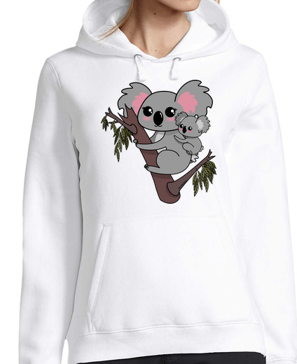 Sudadera Con Capucha Para Mujer Koalas kawaii laTostadora