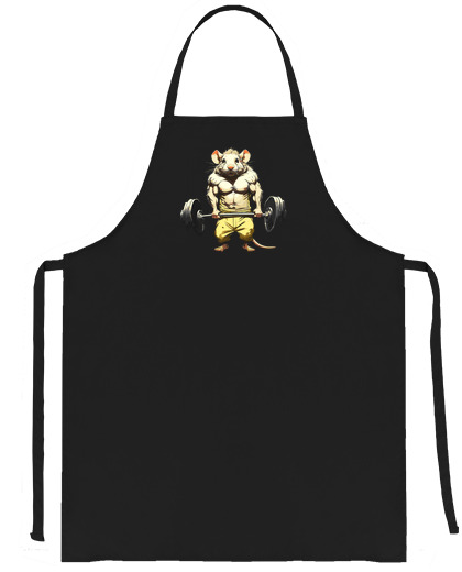 Image of rat who does bodybuilding sport jo seller pet store kitchen waiter