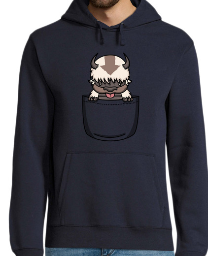 Sweat-shirt À Capuche Pour Homme voler poche bison