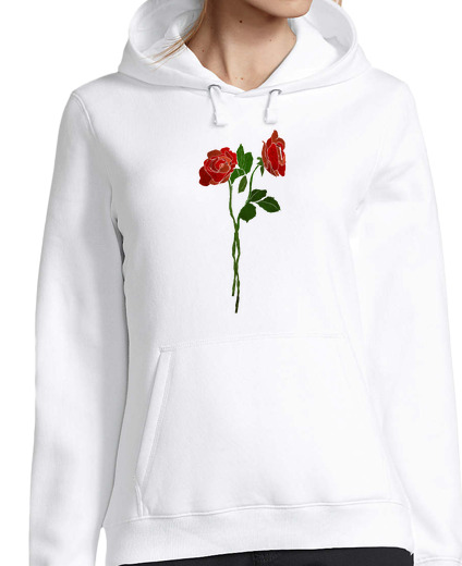 Sudadera Con Capucha Para Mujer dark roses laTostadora