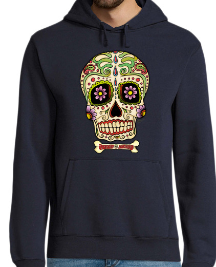 Sweat-shirt À Capuche Pour Homme crâne mexicain !!!