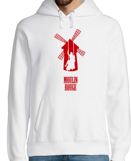 Sweat-shirt À Capuche Pour Homme moulin rouge